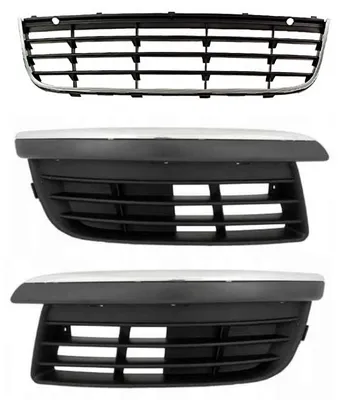 Produktbild von SET Lüftungsgitter GRILL GITTER Stoßstange vorne Für VW JETTA 09.2005 - 09.2010