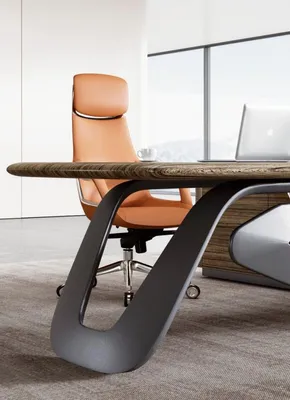 Produktbild von Designer Ecktisch Braune Büromöbel Schreibtisch Holztische Luxus Möbel