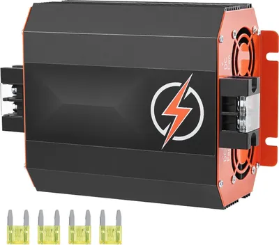 Image de Chargeur de batterie DC-DC - 12 V 40 A - 500 W - Pour plomb-acide/AGM/GEL/lithium - Charge intelligente à plusieurs niveaux - Pour camping-car, véhicule utilitaire, bateau, yacht