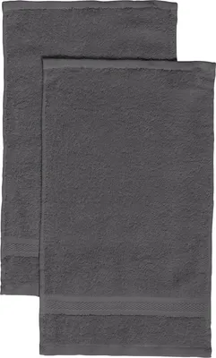 Produktbild von REDBEST Gästetuch Chicago" 2er-Pack anthrazit 30x50 cm"