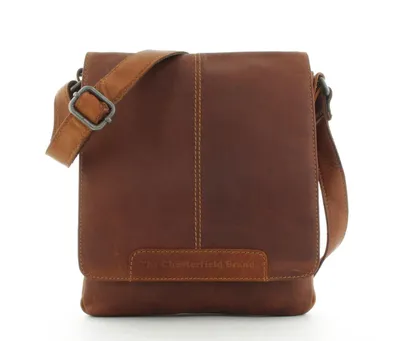 Produktbild von Chesterfield Damen Umhängetasche Freizeittasche Leder Cognac