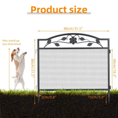 Image de Enclos pour chiens - Enclos extérieurs - Enclos pour chiots - Enclos pour animaux - Enclos de jardin - 5 panneaux - Acier galvanisé robuste