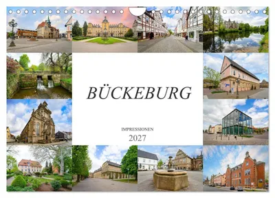 Produktbild von Bückeburg Impressionen (Wandkalender 2027 DIN A4 quer), CALVENDO Monatskalender