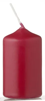 Imagen del producto de VELAS METRO PROFESSIONAL, tipo Stumpen, 3,8 x 7 cm, cera, rojas, 20 unidades