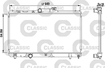 Produktbild von VALEO 231441 Kühler Wasserkühler Motorkühler