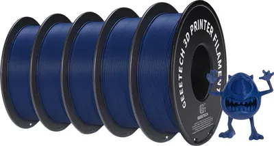 Obrázok produktu pre filament pre 3D tlačiarne, matný povrch, ľahko sa tlačí, matná tmavomodrá farba