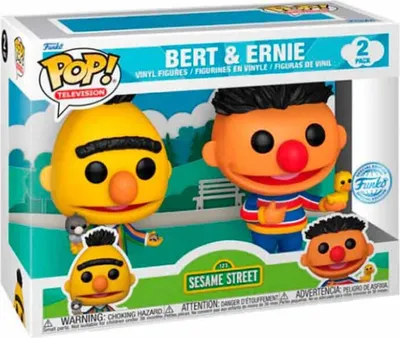 Productafbeelding van Funko Pop! Bert en Ernie set - Exclusieve figuur uit Sesame Street
