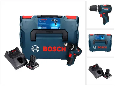 Produktbild von Bosch GSB 12V-35 Professional Akku Schlagbohrschrauber 12 V 35 Nm Brushless + 1x Akku 6,0 Ah + Ladegerät + L-Boxx