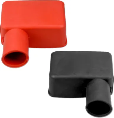 Produktbild von Abdeckung für Batteriepolklemme | 90° | Rot rechts & Schwarz links | Paar