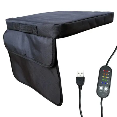Produktbild von Faltbarer beheizter Sitzbezug, 5-stufige Heizfunktion, tragbare Gradinkissen-Matte – perfekt für Outdoor, Winter & Freizeitaktivitäten