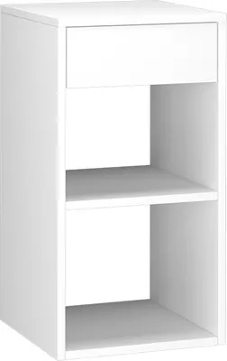Produktbild von Nachttisch Vicco Dany Weiß 35 x 65 cm, Model 36635