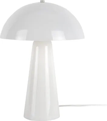 Produktbild von Leitmotiv - Tischleuchte Vidrio Centro - Weiß - 30x30x42cm Tischlampe - Nachttischlampe, Wohnzimmer, Schlafzimmer