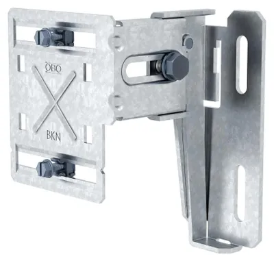 Produktbild von OBO Bettermann Befestigungskonsole BKN12020 bandverzinkt 120-205 (6288005)