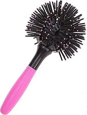 Produktbild von Locken Haarbürste Kugelbürste 3D Bomb Locken Hair Brush Kugel Styling Sphärische Massage-Kamm Detangling Hitzebeständige Haare Kämme