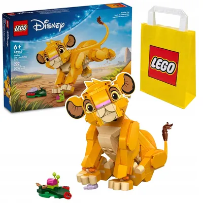 Produktbild von Lego Disney König Der Löwen 43243 Löwenbaby Simba 222 Elemente Bewegliches Spiel