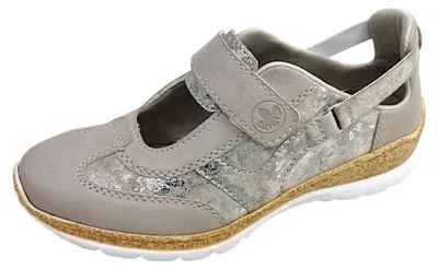 Immagine prodotto di Scarpe Rieker da donna, mocassini, argento, casual
