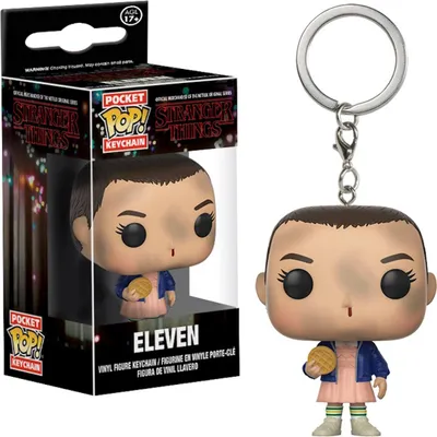 Produktbild von Stranger Things - Eleven - Schlüsselanhänger Funko Pocket POP! Keychain