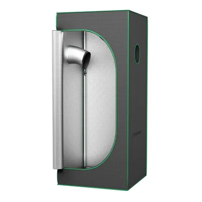 Obrázek produktu pro JOIEYOU Grow Tent 60x60x140 cm Grow Tent with Reflective Mylar Lightproof Waterproof Grow Tent Growroom Greenhouse for Plant Grow Room Homegrowing (pěstování rostlin v domácnosti)