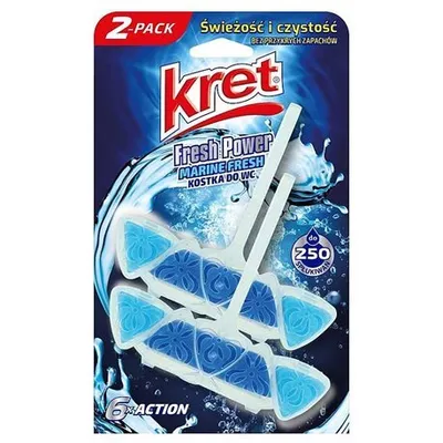 Produktbild von Kret WC-Stecktabletten Marine Fresh Power Fresh 2 x 40 g