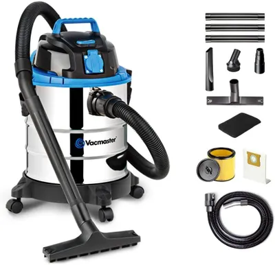 Produktbild von Vacmaster VQ1220SC Nass Trockensauger Industriestaubsauger Staubsauger,Blasfunktion,Trocke & Nass Bodenstaubsauger ohne Beutel 1250W 20L
