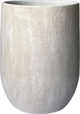 Produktbild von Bodenvase AVION 40cm - leicht konisch, creme grau, Keramik, Ø26cm CreaFlor Home