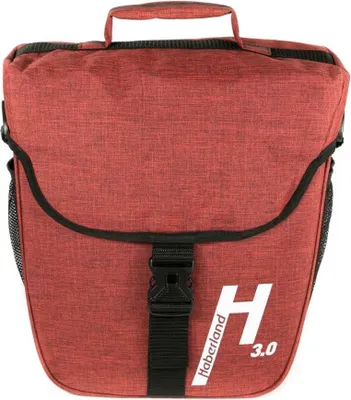 Produktbild von Haberland Einzeltasche Basic 3.0 Rot - praktische 14-Liter-Fahrradtasche für ...