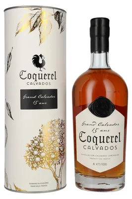 Image de Coquerel Grand Calvados 15 Ans 42% Vol. 0,7l en boîte cadeau