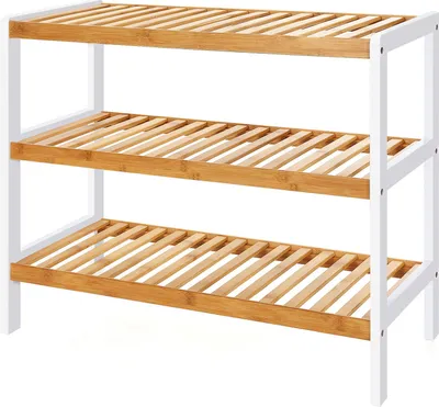 Produktbild von Schuhschrank Regal 70 x 26 x 55 cm Eiche hell