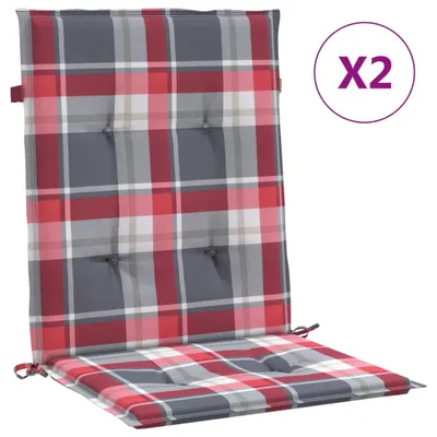 Produktbild von Gartenstuhlauflagen für Niedriglehner 2 Stk. 100x50x3 cm