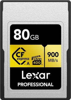 Immagine prodotto di Scheda LEXAR Cfexpress Pro serie Tipo-A da 80 GB