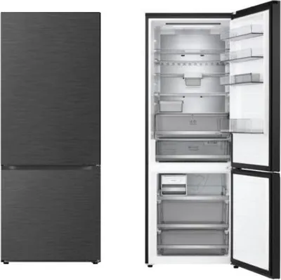 Immagine prodotto di LG GBBW726CEV Frigorifero combinato Fit e Max 70cm, Classe C, 465L, AI Fresh, Wi-Fi, Metal Fresh, Door Cooling, Black Steel