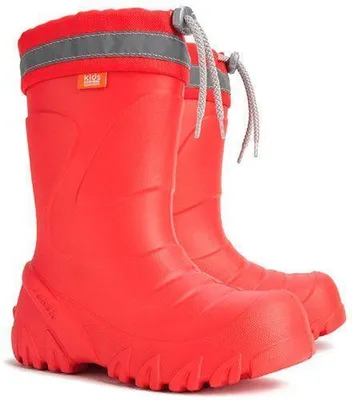 Produktbild von DEMAR Kinder Gummistiefel Winterstiefel Regenstiefel Kinderstiefel Gefüttert Rote 36/37