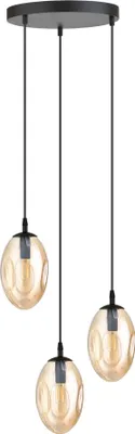 Obrázek produktu pro Lustr Emibig 3xE14 10W ASTRAL 3 medová stínidla 1267/3PREM