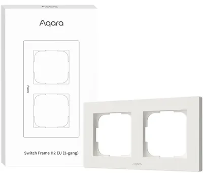 Productafbeelding van Aqara Switch Frame H2 EU (2-voudig) Wit