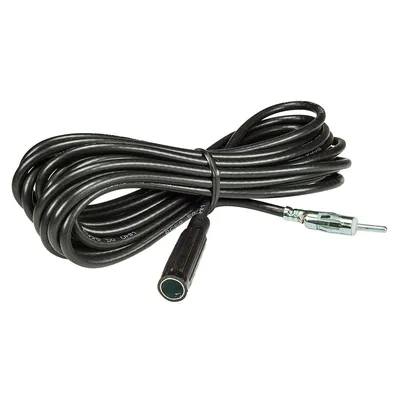 Produktbild von KFZ Antennen Verlängerung Kabel 4,5m DIN Stecker auf DIN Buchse Kupplung Antennenkabel