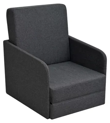 Produktbild von Lounge Sessel XXL, Sitzsack, Schaukelstuhl, Ausziehbarer Schlafsessel Dunkelgrau