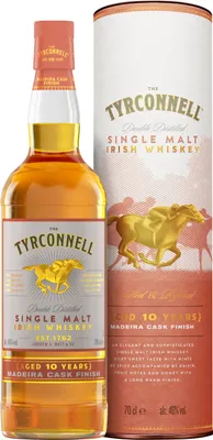 Produktbild von The Tyrconnell 10 Jahre Madeira Cask Finish Single Malt Irish Whiskey in Geschenkpackung | 46 % vol | 0,7 l