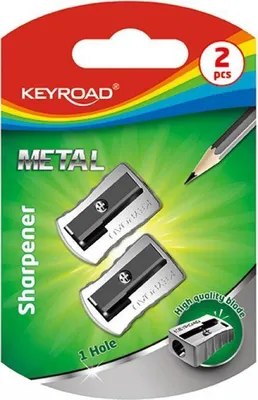 Produktbild von Strúhadlo KEYROAD Metal hliníkové, 2 ks, blister