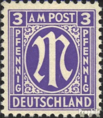Produktbild von Briefmarken Bizone (Alliierte Besetzung) 1945 Mi 1x  gestempelt AM-Post
