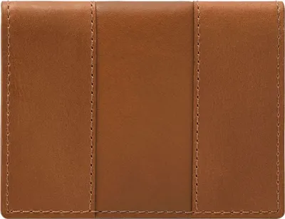 Produktbild von FOSSIL Leder Kartenetui Everett Card Case Bifold Saddle hellbraun