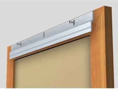 Produktbild von Z Profil Aluminium 1 Set, Spiegelhalterung Wand Für Schwerlast, Einfache Montage Ohne Zusatzwerkzeug Für Innenräume
