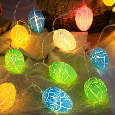 Image de Guirlande lumineuse de 15 mètres avec 10 LED, idéale pourReproductioner l'intérieur pendant Pâques
