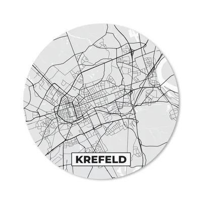 Produktbild von MuchoWow® Mauspad Mousepad Karte - Deutschland - Krefeld - Karte - Stadtplan 40x40 cm - Mousepads - Maus Mat - Pad - Mausunterlage - Schreibtisch Accessoires