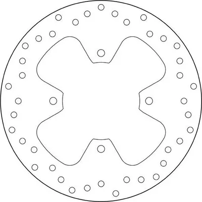 Produktbild von BREMBO Serie Oro Bremsscheibe 240mm 68B40778