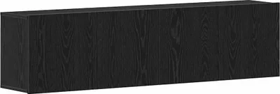 Produktbild von vidaXL TV-Schränke 2 Stk. Schwarze Eiche 160 x 30 x 41 cm Holzwerkstoff
