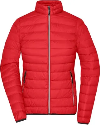Produktbild von Leichte Daunenjacke im klassischen Design red/silver, Gr. XL