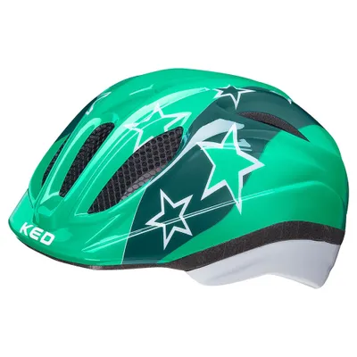 Produktbild von KED Fahrradhelm Meggy II (2021), Green Stars, S 46-51 cm