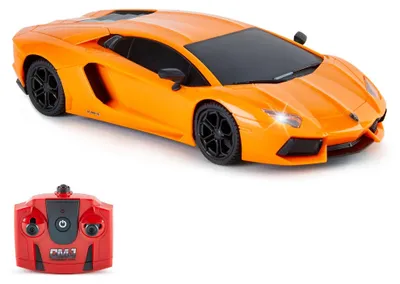 Produktbild von CMJ RC CARS Lamborghini Aventador LP700-4 Offiziell Lizenziertes ferngesteuertes Auto im Maßstab 1:24 mit funktionierenden Lichtern 2.4Ghz