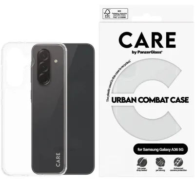Image de Etui Care By Panzerglass Flagship Urban Combat Na Samsung Galaxy A36 5G - Przezroczyste