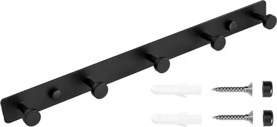 Immagine prodotto di Gancio per soppalco in metallo Tanger nero 36 cm